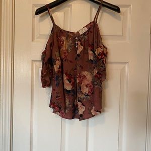 Cold shoulder blouse